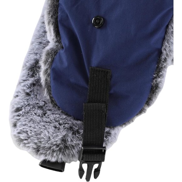 Faux Fur Lined Winter Trapper Hat with Face Mask for Men Women Cold Outdoor Use - Picture 6 of 7